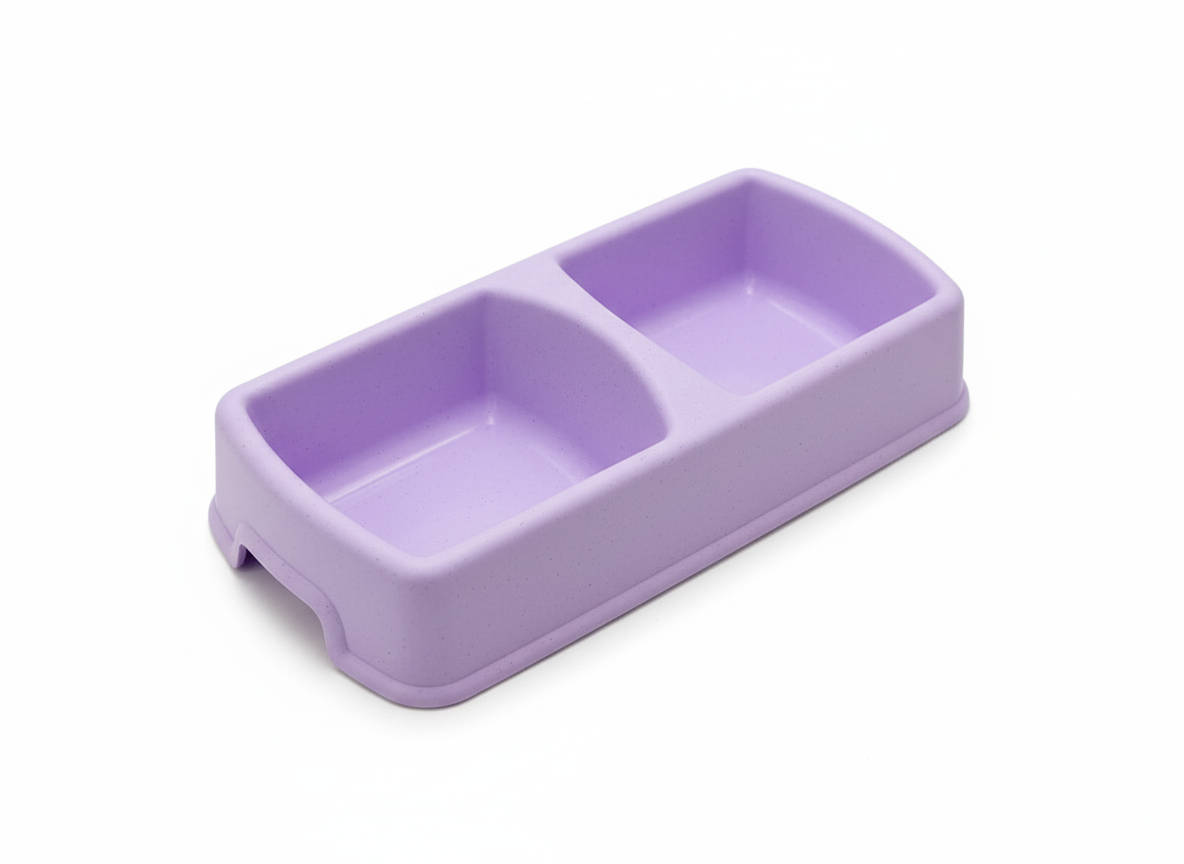 Plastic bowl for feeding dogs and cats Size Small
