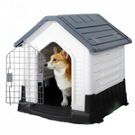 House Plastic With Metal Door for Small Dog