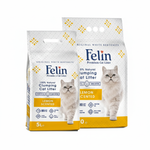 Felin Cat litter CLUMPING with limon scent 10 L