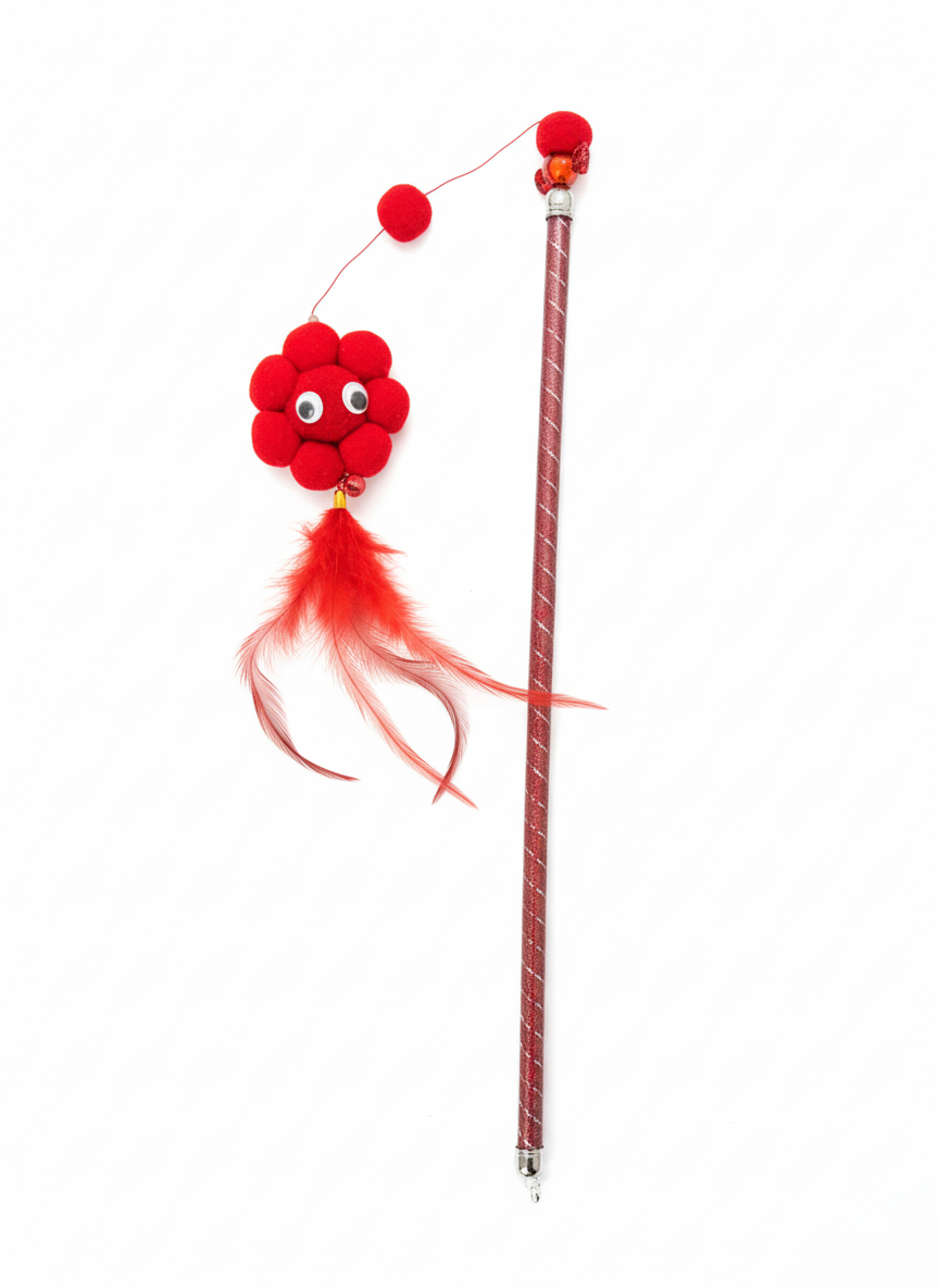 Hook Shape With Ring Cat Toy