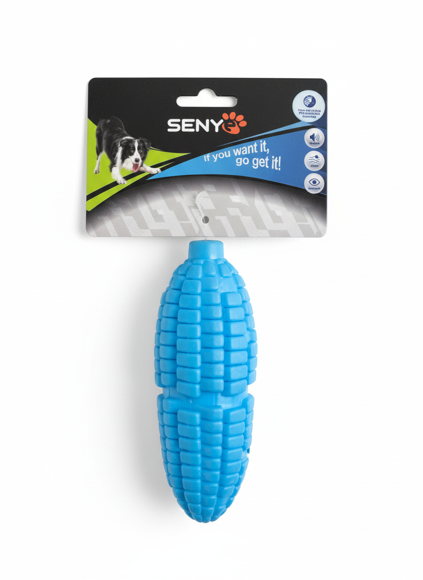 Senye Corn Shaped Squeaky Dog Toy