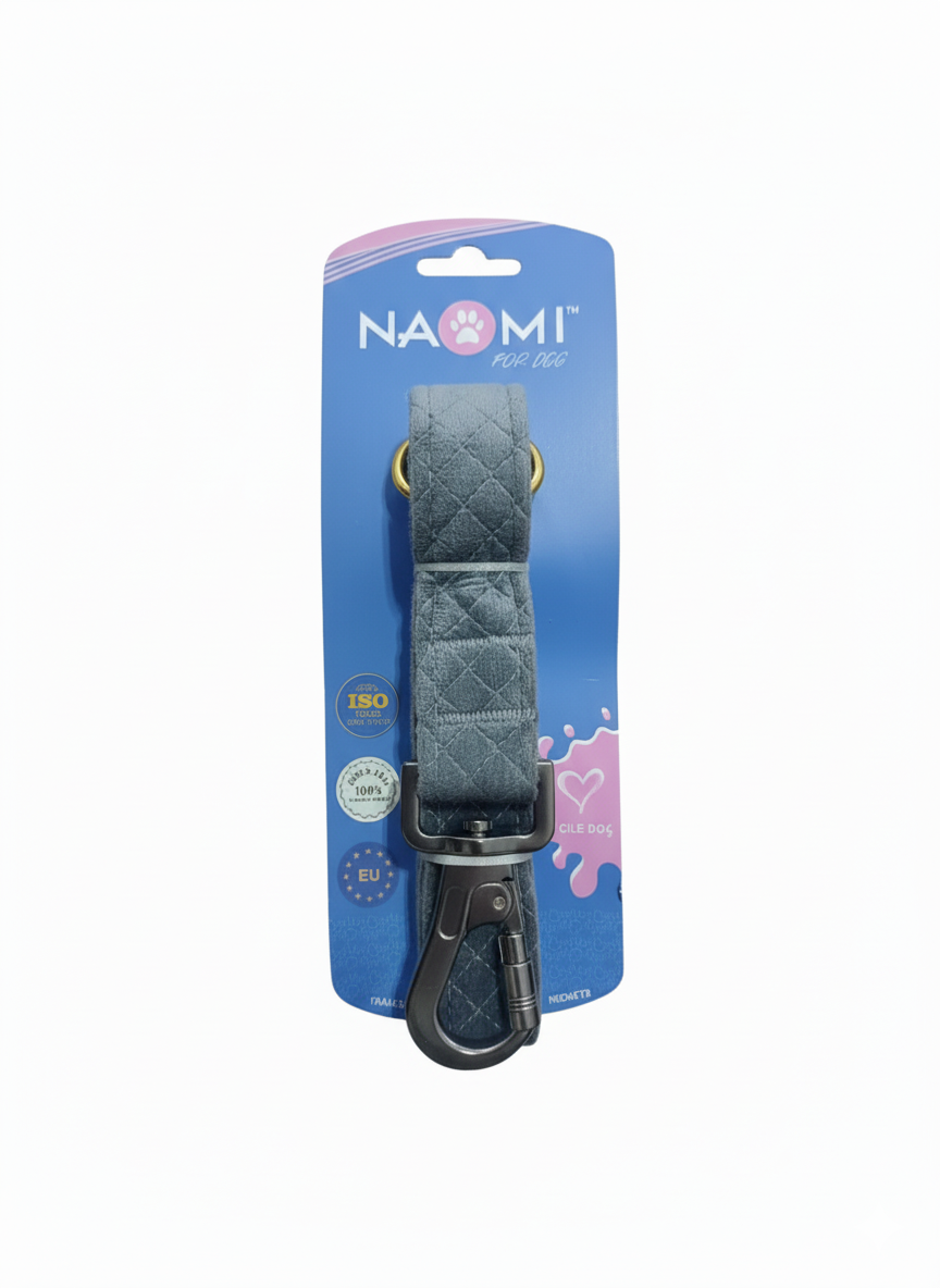 Naomi Gray Suede Leash 180cm
