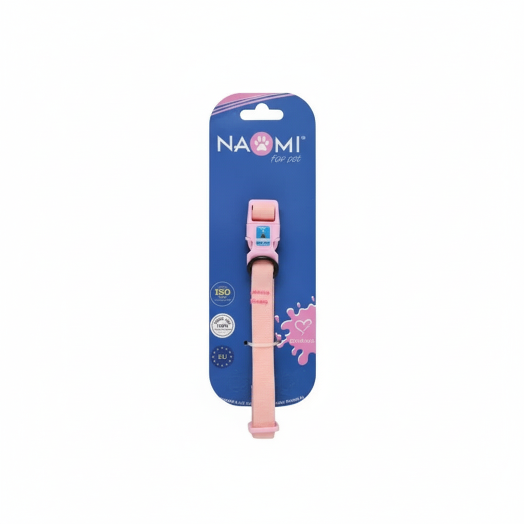 Naomi Light Pink Dog Collar