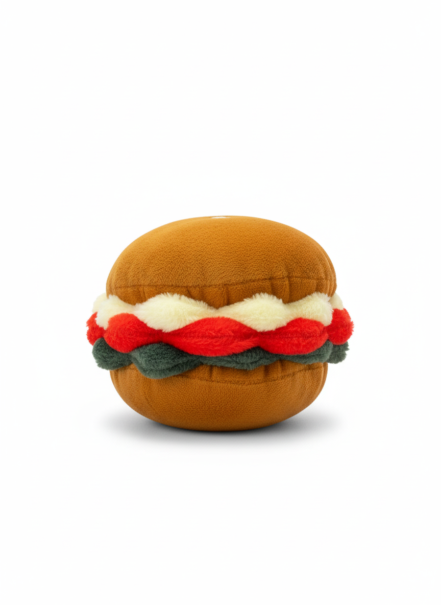 Fetch Up Burger Dog Toy