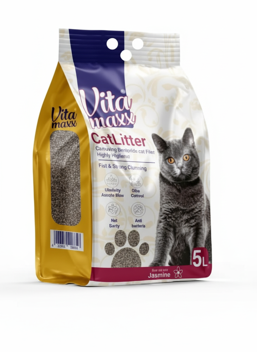VITA MAX CAT LITTER CLUMPING JASMINE 5 L