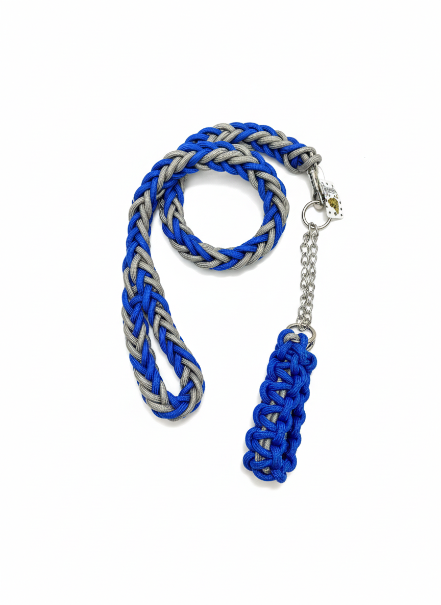 MouSsa Nylon Pet Collars Dog Rope Leash M/L