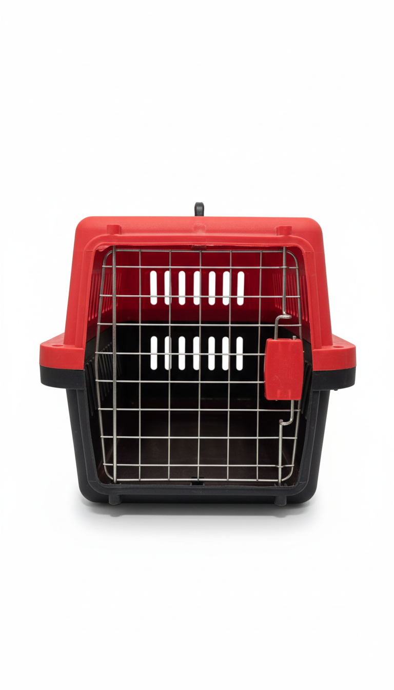 Groovy Cat Carrier Box Size M 60*30 Cm Red