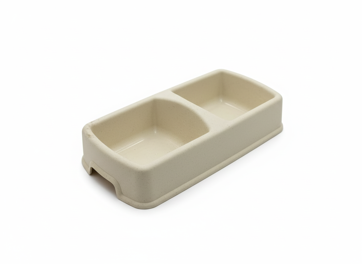Plastic bowl for feeding dogs and cats Size Small