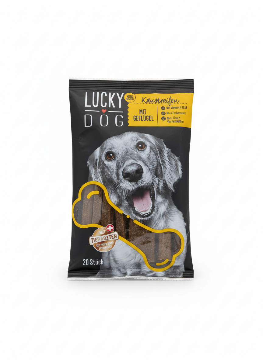 Lucky Dog Poultry -Chewables For Adult Dogs 200g