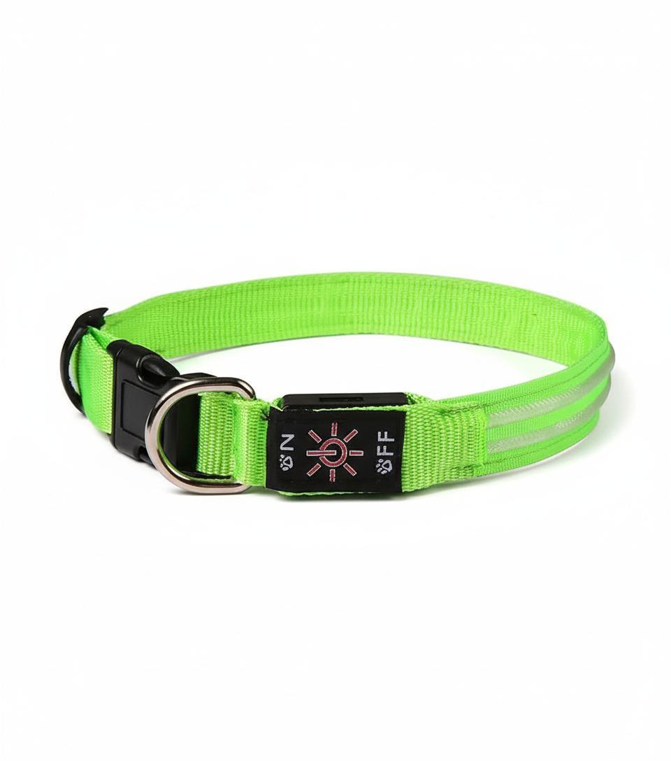 GERMPLASM DOG COLLAR SMALL GREEN