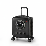Dog Carriers with Wheels and Handle up to 10 kg Black