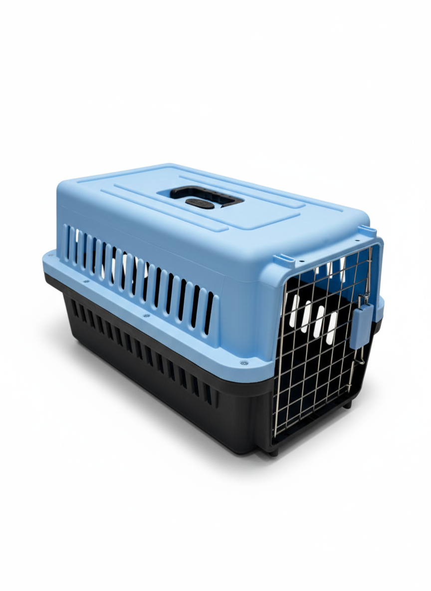 Groovy Cat Carrier Box Size M 60*30 Cm Blue