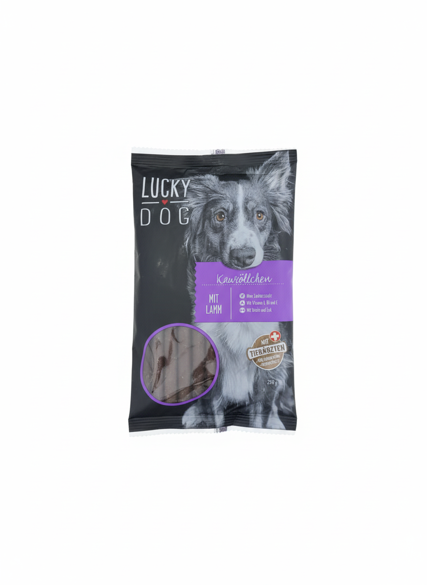 Lucky Dog Lamb Chew Rolls For Dogs 230g