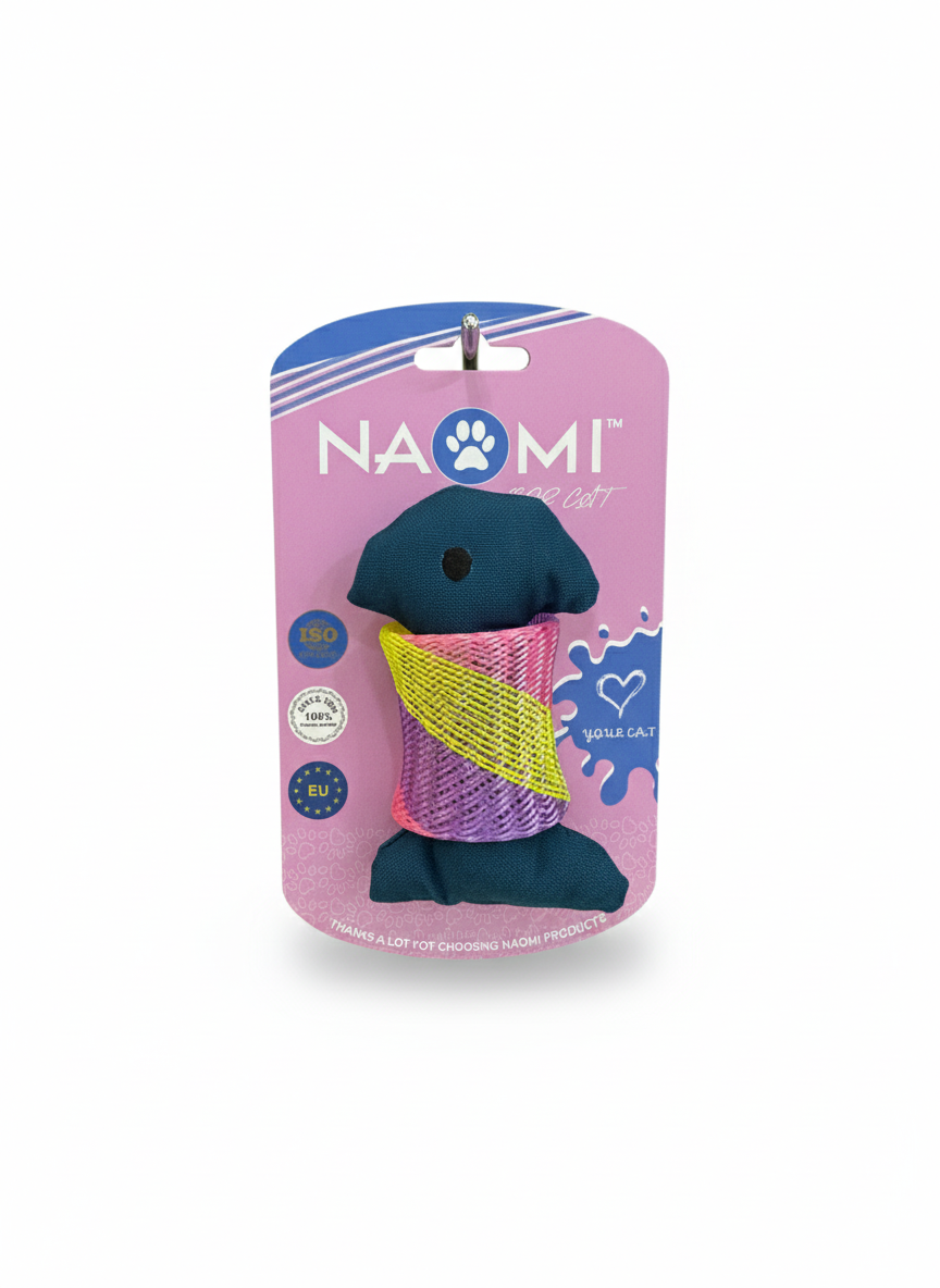 Naomi Plush Cat Toy Fish