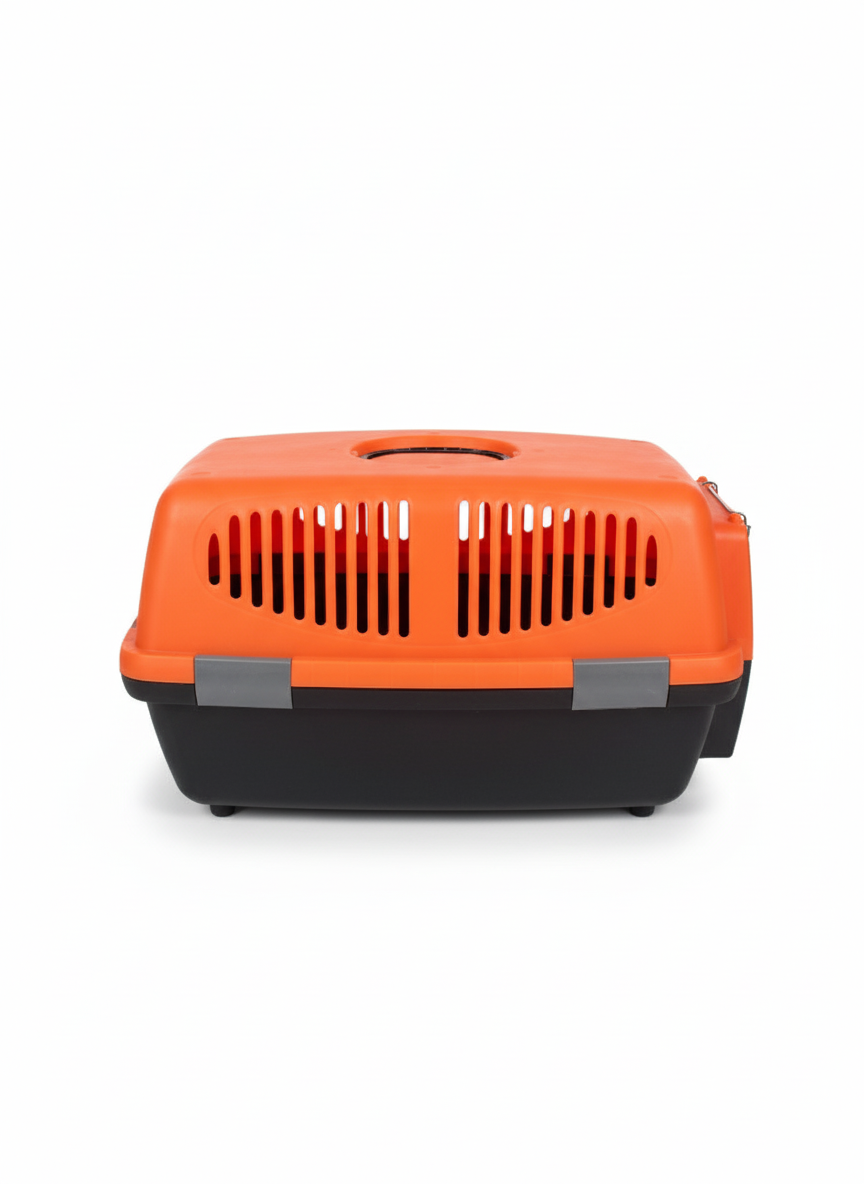 Travel Pet Box with Clips 51*23Cm Orange