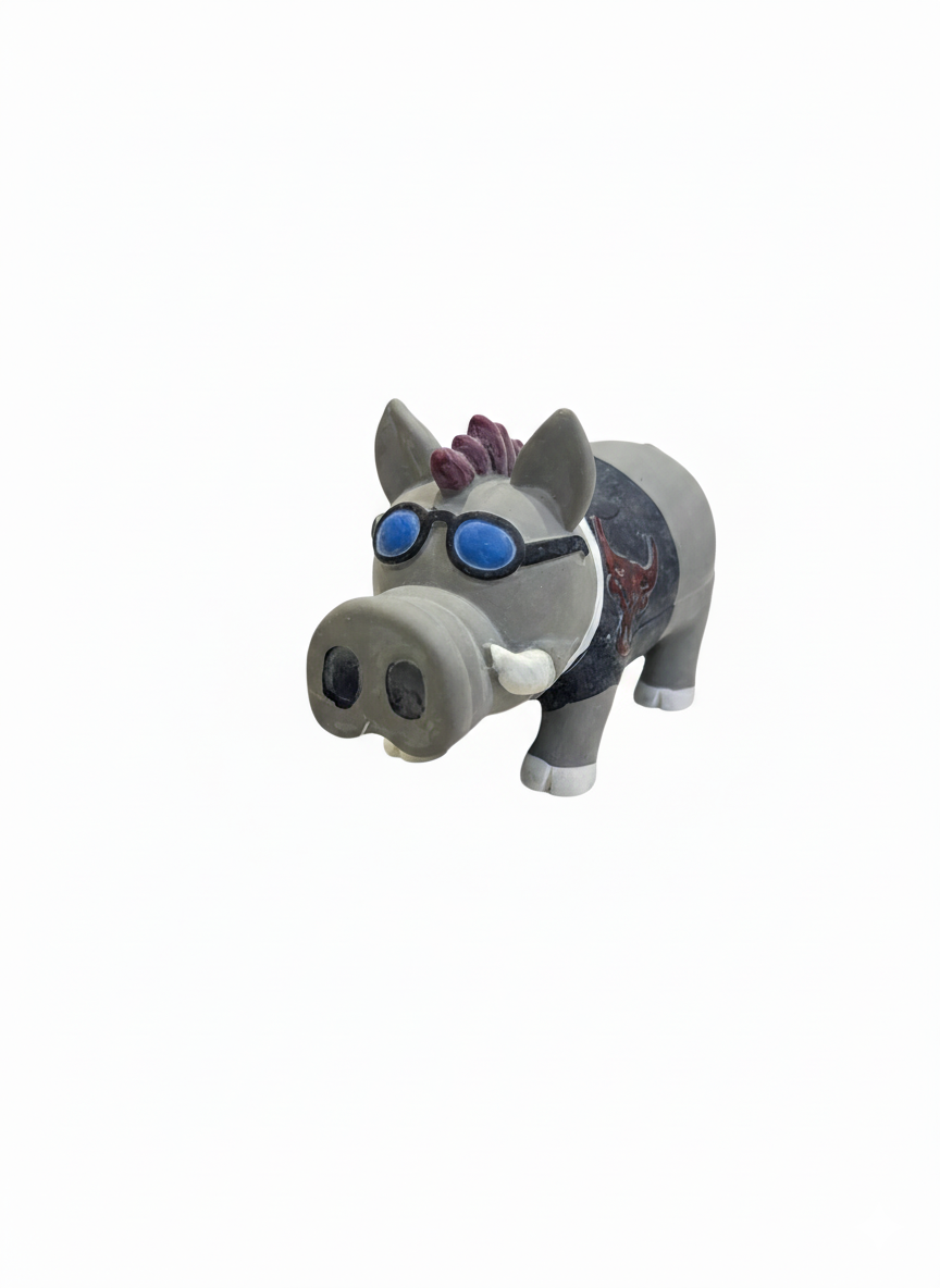 Orgo Pig Shape Dog Chew Toy