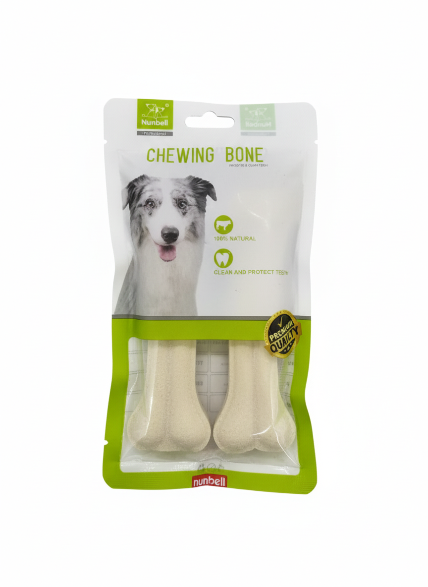 Nunbell Chewing Bone Dog Treat 2 Bone Small