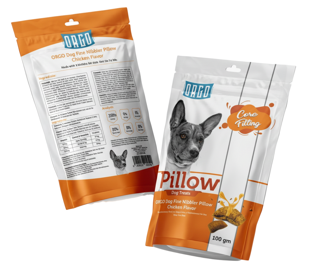 ORGO Pillow Dog Treats with Chicken 100gm