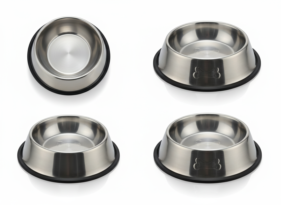 Stainless Steel Bowl for Cats andMedium Dogs