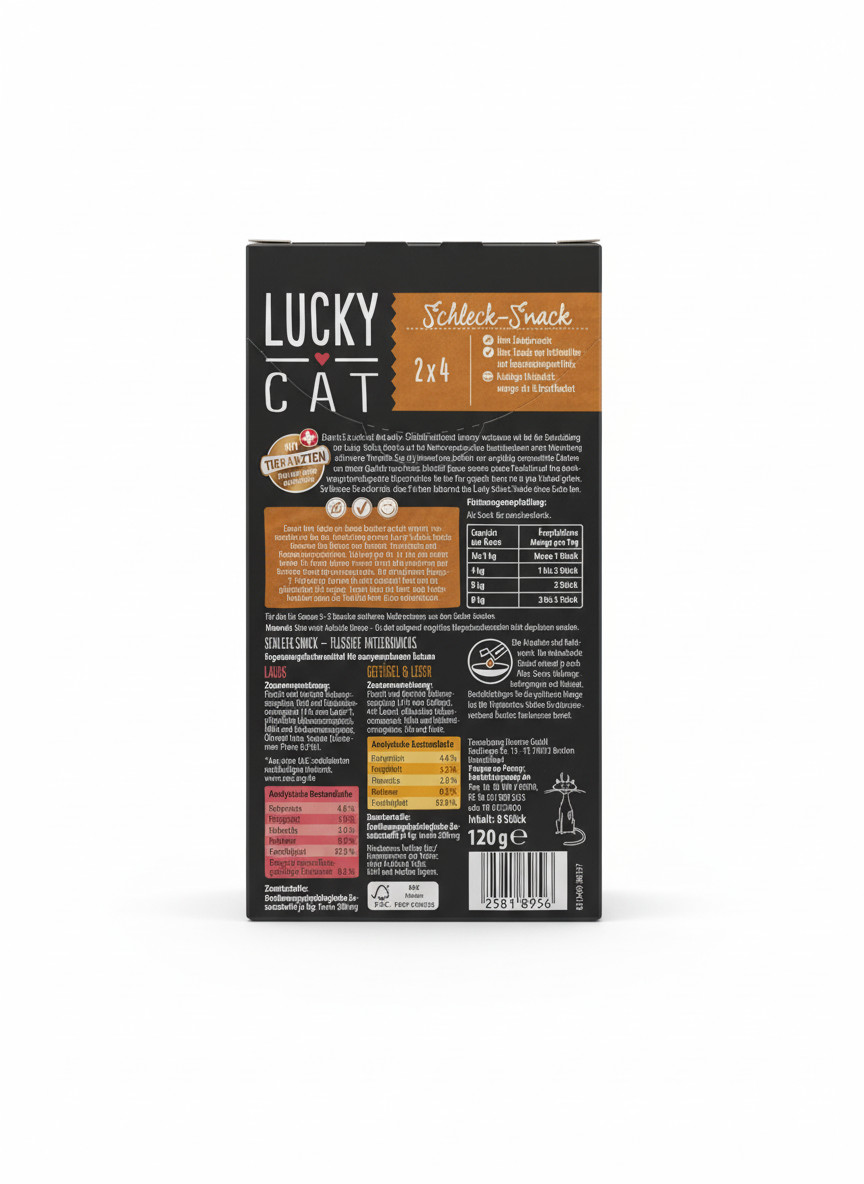 Lucky Creamy For Cat withpoultry,liver,salmon 120g