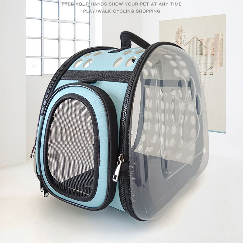 Pet Carrier Package for Cats and Small Dogs Blue