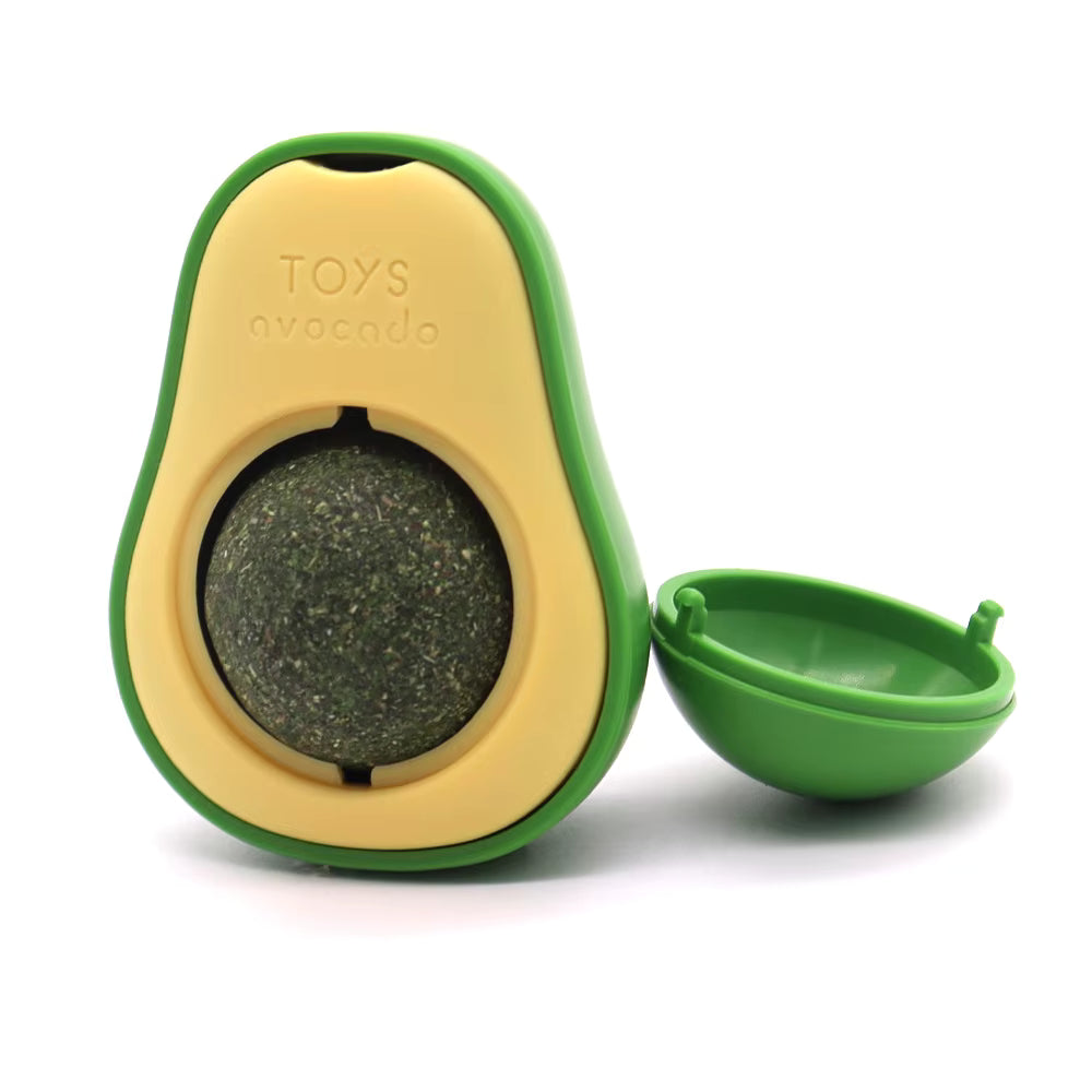 Natural Avocado Cat Ball with Catnip