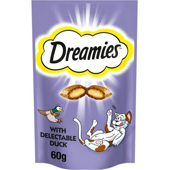 DREAMIES Cat Treat Duck Flavors 60G