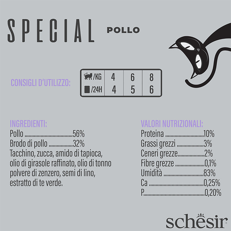 Schesir Light pollo in mousse 70g in busta