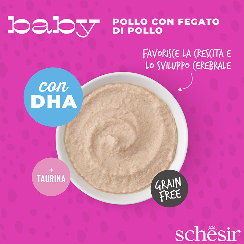 Schesir Pollo con fegato di pollo in mousse 70g in busta
