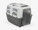 Skudo Black and Gray Pet Carrier Crate Size 7