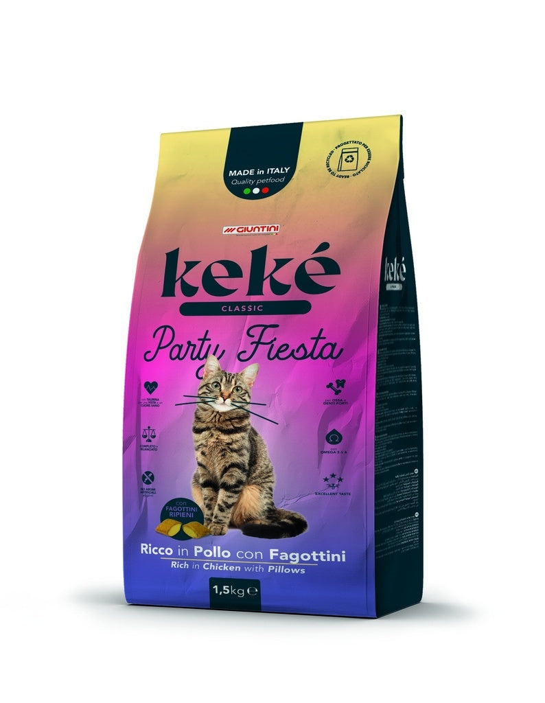 Keke Classic Party Fiesta Cat Dry Food 10kg