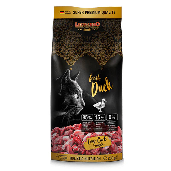 Leonardo GF and holistic Dry Food For adult Cats With fresh Duck 4 Kg