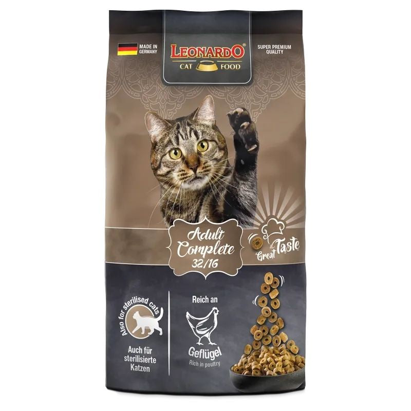 Leonardo Complete 32/16 Cat Dry Food 7.5kg