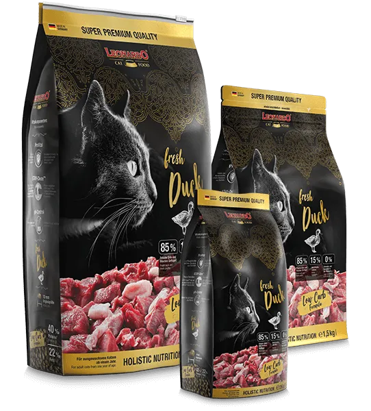 Leonardo GF and holistic Dry Food For adult Cats With fresh Duck 4 Kg