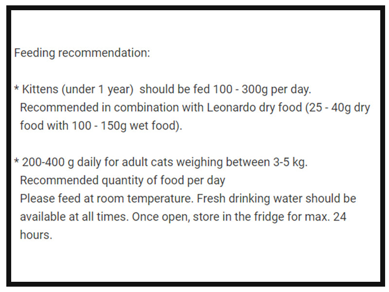 LEONARDO Kitten Wet Food 200g