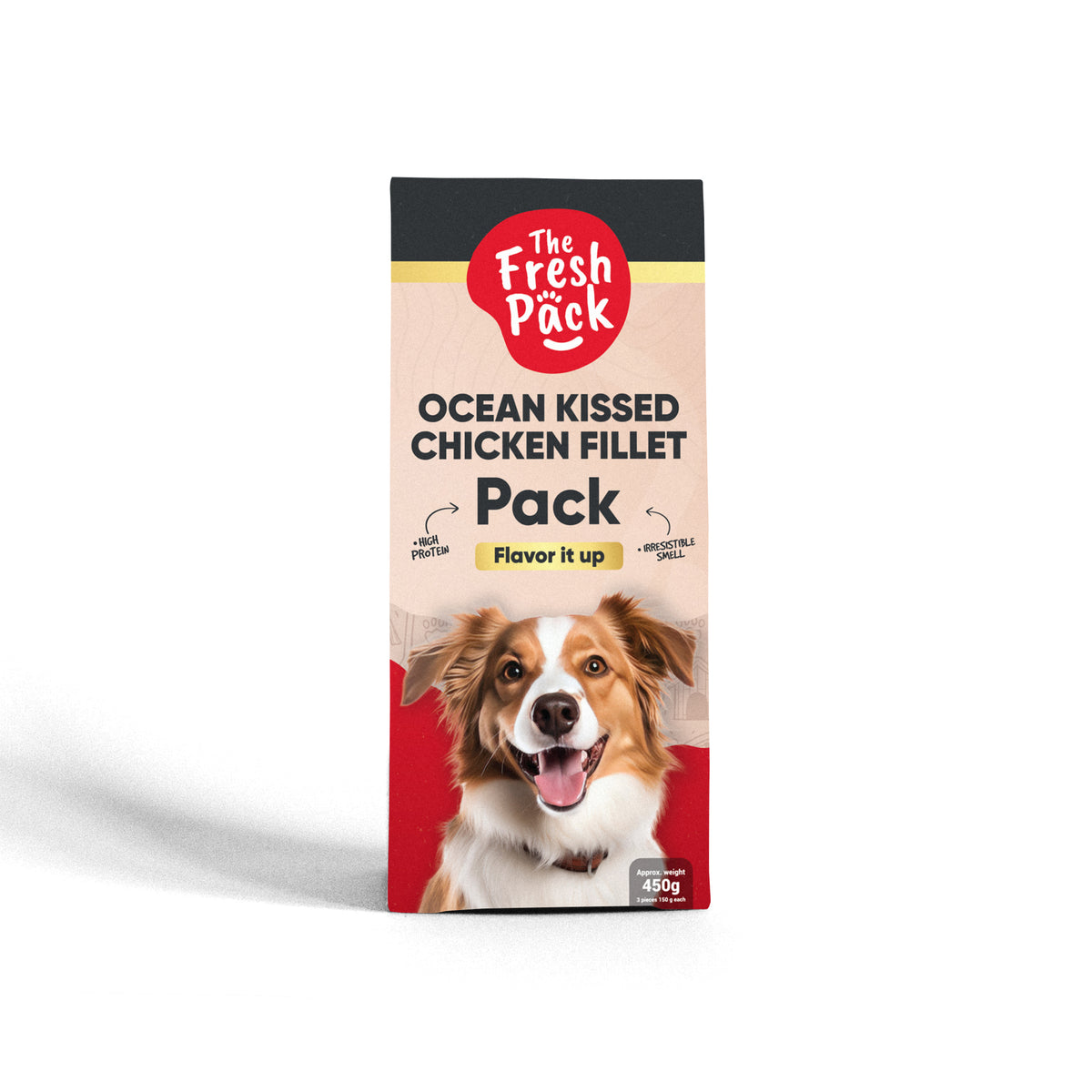 The Fresh Pack Ocean Kissed Chicken Fillet For Dogs - "UMAMI" 450 Grams