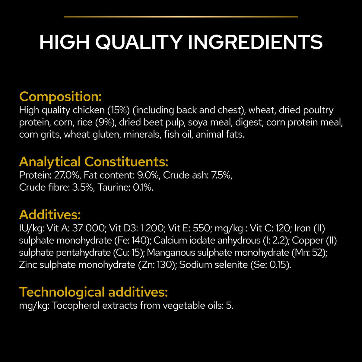 Pro Plan All Size Adult Chicken 3kg