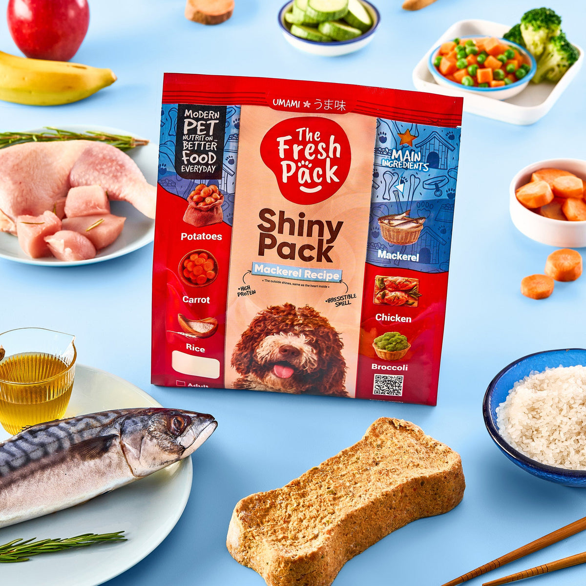 The Fresh Pack Shiny Pack For Dogs - 1500 Grams UMAMI
