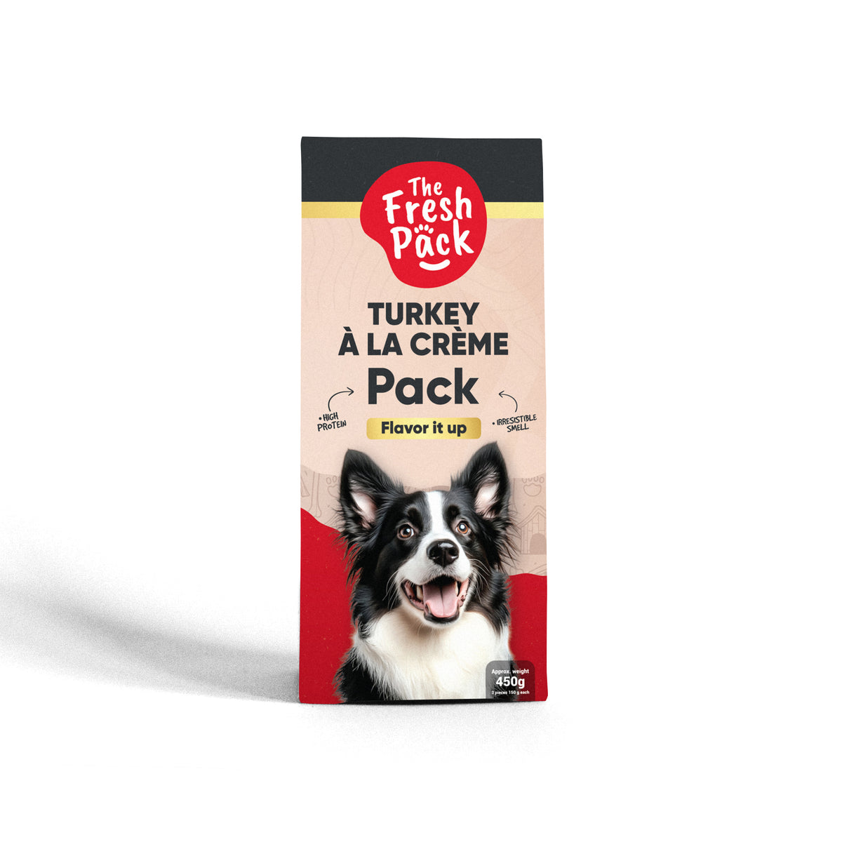 The Fresh Pack Turkey à la Crème For Dogs - "UMAMI" 450 Grams
