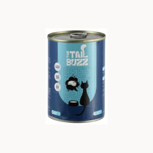 The Tail Buzz Wet Cat Food, Beef 400 gm