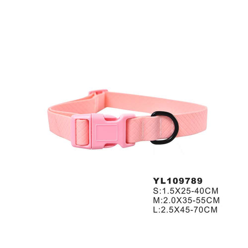 Naomi Light Pink Dog Collar