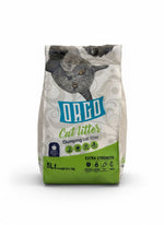 orgo white cat litter green apple 5l