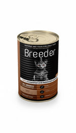 breeder pate canned food for adult cat chicken with liver 400g