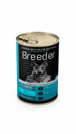 breeder pate canned food for adult dog chicken with beef 400g