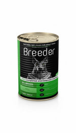 breeder pate canned food for adult dog mix meat 400g