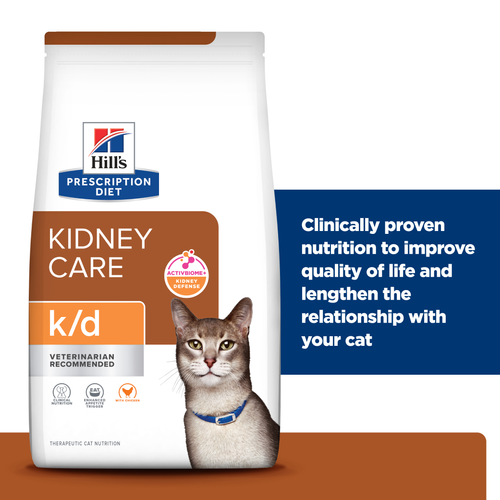 Hill's K/D Kidney Care dry food for Cat With Chicken1.5 Kg