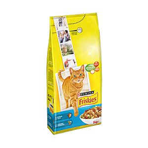 Friskies with Salmon & Vegetables Dry Food 7.5kg