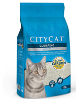 CITYCAT Clumping Cat Litter Active Carbon - 10L