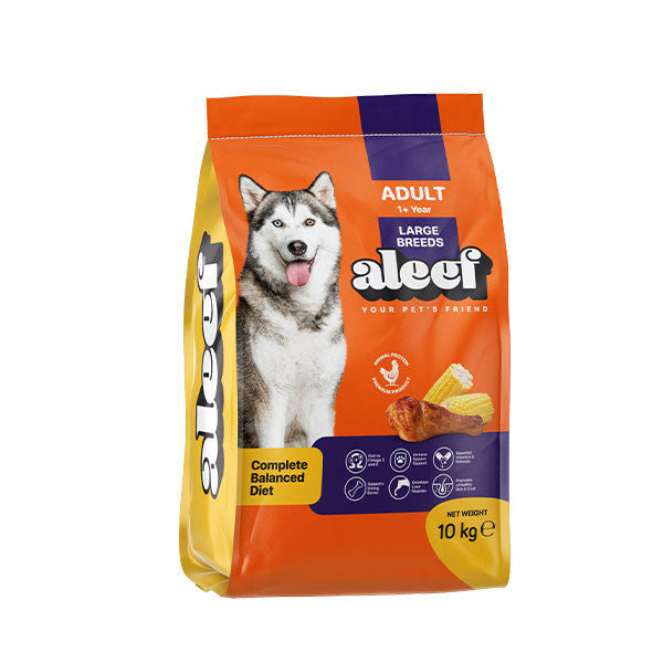 aleef adlut dog dry food 10 kg