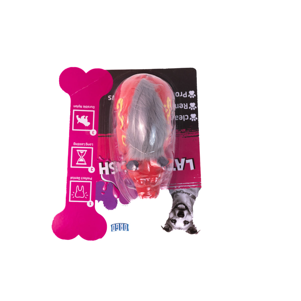 Orgo Latex Plush Pig With Hair toy